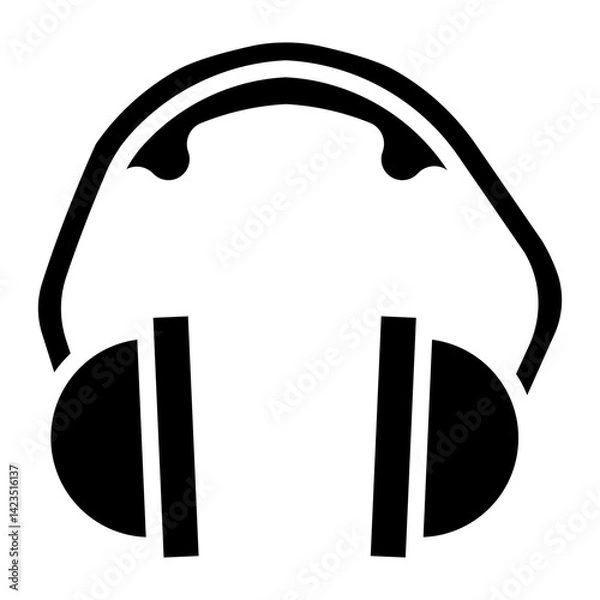 Obraz Safety Ear Muffs Icon
