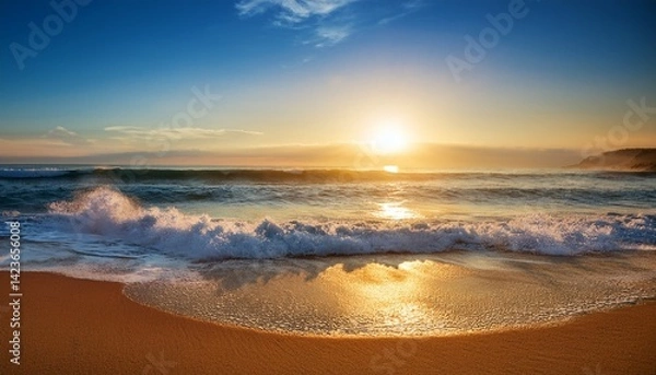 Obraz sunset on the beach