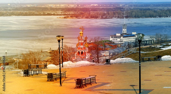 Fototapeta View on the Volga