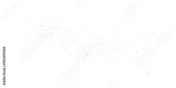 Fototapeta An enchanting and mesmerizing explosion of white sparkles along with shimmering dust set on a transparent background