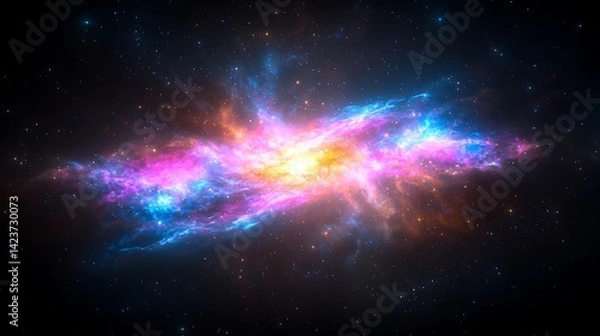 Obraz Nebula Space Spiral Glow