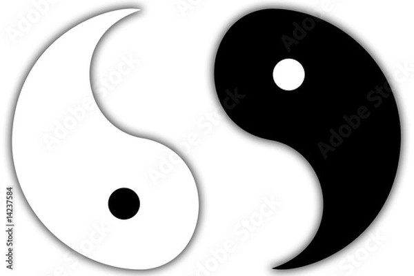 Obraz Yin & Yang gebrochen
