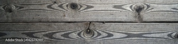 Obraz Rough-hewn wood, greyed tones, knotty surface, background texture, crackled wood, texture background