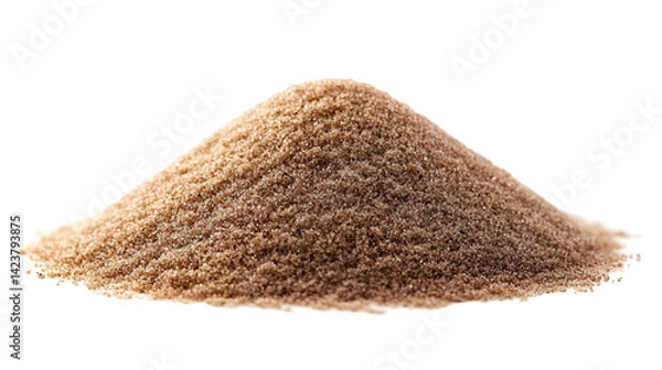 Obraz Pile of yellow sand on transparent background
