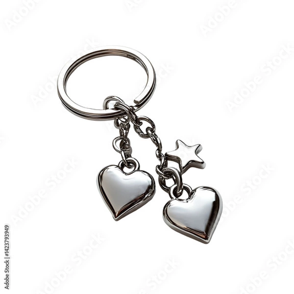 Obraz heart shaped key