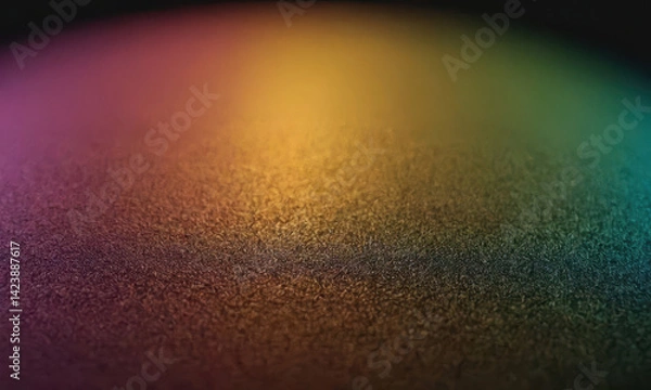 Fototapeta A close-up shot of a rainbow colored surface with vibrant colors and textured patterns