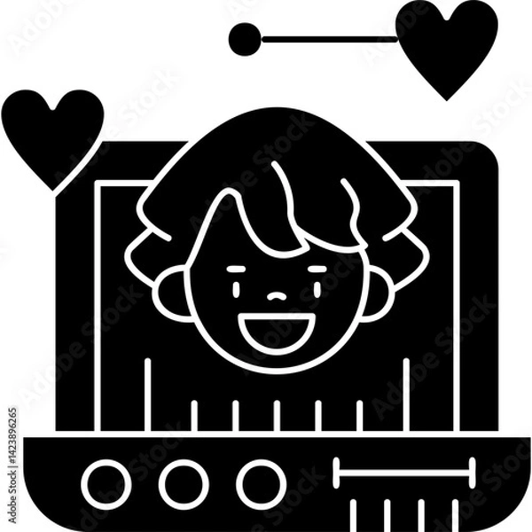 Fototapeta Smile Icon Vector Element