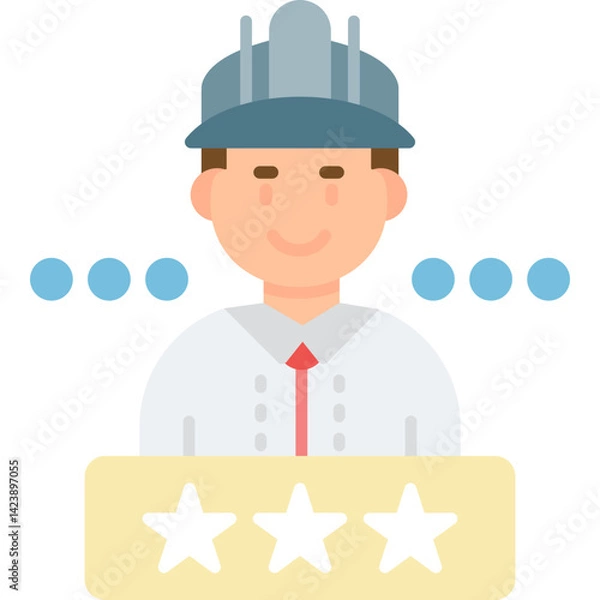 Fototapeta Rating Icon Vector Element
