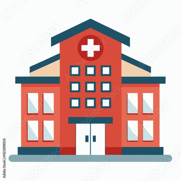 Obraz Hospital vector illustration 