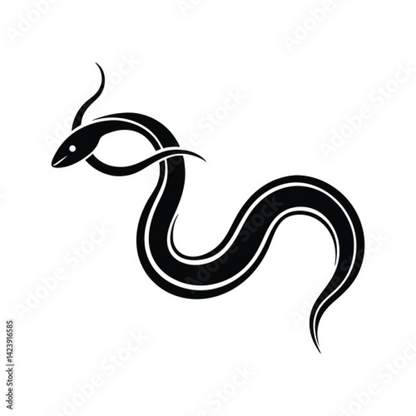 Obraz snake tattoo vector