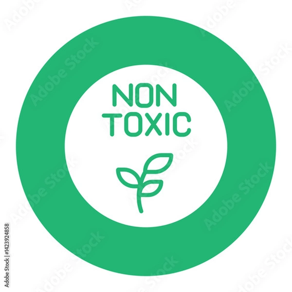 Obraz No Toxic Icon
