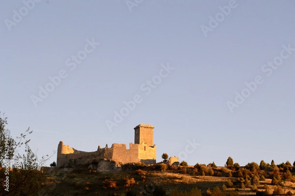 Obraz medieval castle at twilight