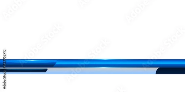 Fototapeta Professional Broadcast Lower third Design Template on a Transparent Background	
