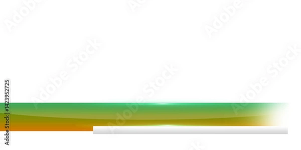 Obraz Professional Broadcast Lower third Design Template on a Transparent Background	