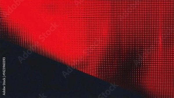 Fototapeta A black and red background with a red line