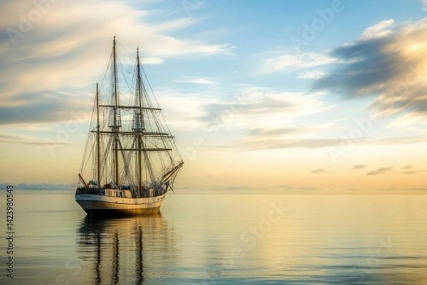 Fototapeta maritime business in the open ocean is always profitable