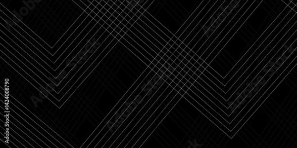 Obraz Modern luxury template line seamless pattern layers of dynamic background. vector gradient gray line abstract pattern Transparent monochrome striped texture, seamless pattern, modern stylish texture.