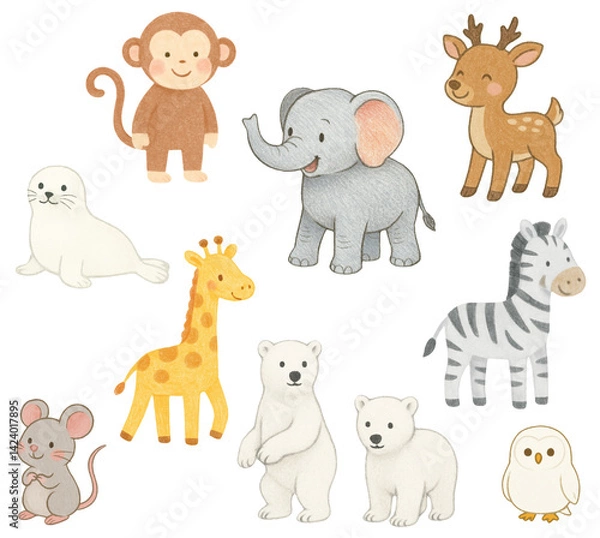 Fototapeta 숲속동물