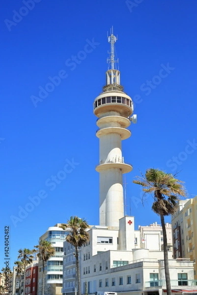Obraz Windswept Signal Tower in Cádiz