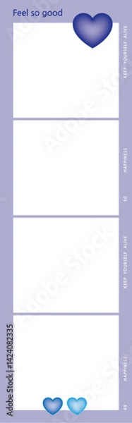 Fototapeta 필름형 포토 프레임_하트 _2