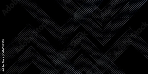 Obraz Modern luxury template line seamless pattern layers of dynamic background. vector gradient gray line abstract pattern Transparent monochrome striped texture, seamless pattern, modern stylish texture.