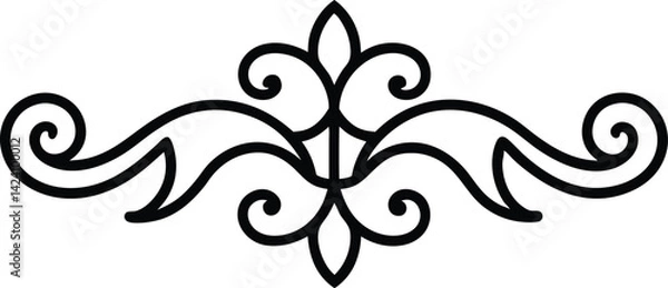 Fototapeta Victorian graphic element