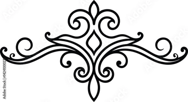 Fototapeta Victorian graphic element