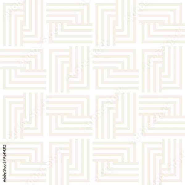 Obraz Seamless Vector Pattern. Abstract Geometric Background. Linear Grid Structure.