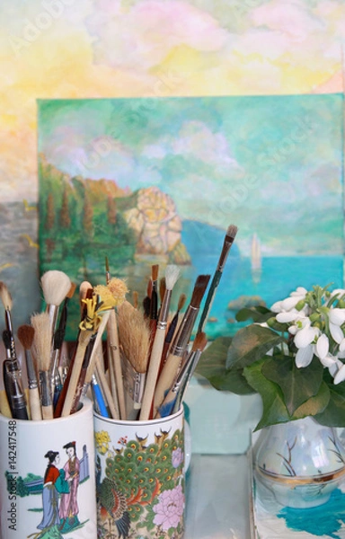 Obraz Artistic brushes.