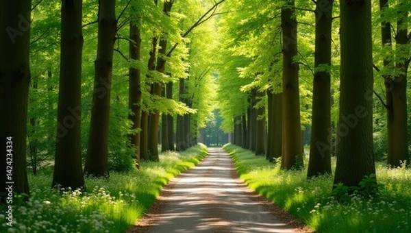 Obraz path in the forest