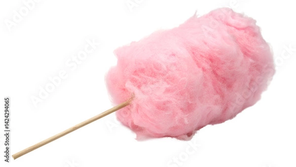 Obraz Cotton Candy on White Background