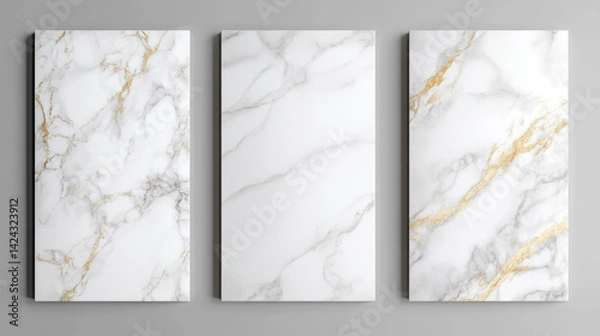 Fototapeta white marble texture with natural golden veining for use in wallpaper ceramic tile skin backgrounds interior walls and premium luxury decorative visual designs