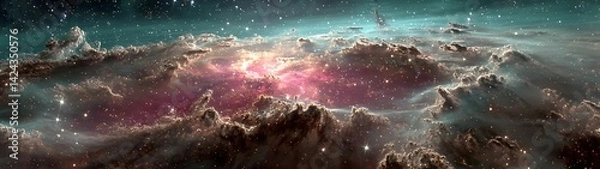 Obraz Nebula Cosmic Landscape