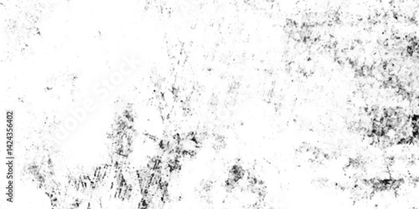 Fototapeta Old grunge black texture. Dark weathered overlay pattern, Black and white grunge seamless texture,dust crack wall white dust texture of Subtle grain texture overlay,spray graphic texture vector illust