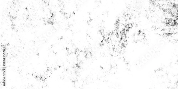 Fototapeta Old grunge black texture. Dark weathered overlay pattern, Black and white grunge seamless texture,dust crack wall white dust texture of Subtle grain texture overlay,spray graphic texture vector illust