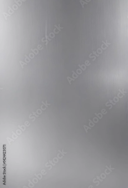 Obraz Sleek silver gradient background, metallic aluminum texture , silver, dark, background