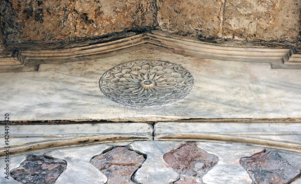 Fototapeta Located in Istanbul, Turkey, Gevherhan Sultan Madrasa was built by Mimar Sinan in the 16th century.