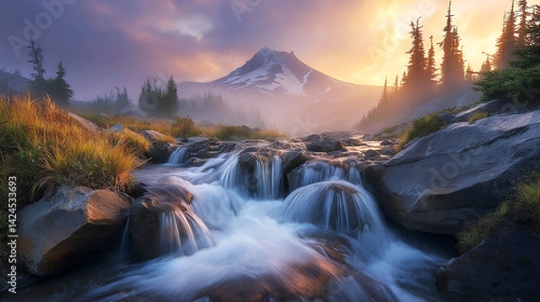 Obraz mountain landscape, AI generated