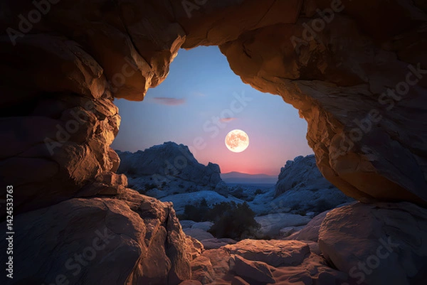 Obraz rock arch, AI generated