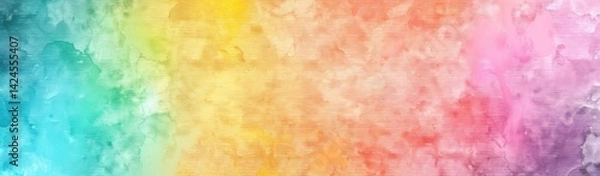 Fototapeta Purple pink rose orchid gold orange yellow peach abstract background. Color gradient ombre. Light soft pastel. Ethereal iridescent sun colorful fun.Spring, summer, Easter, March 8, Mother's Day.Design