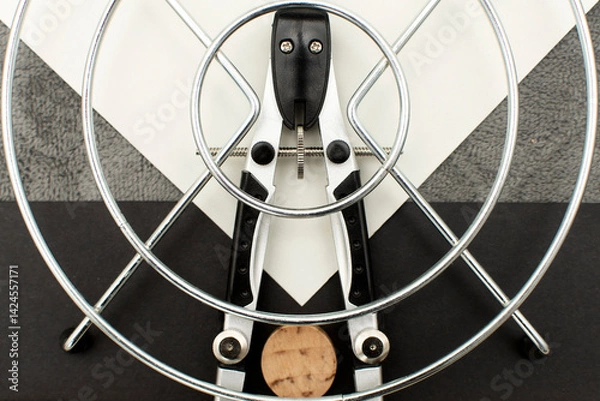 Obraz Still life with a circinus, compasses