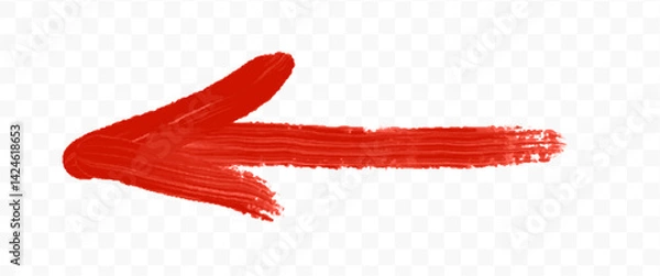 Fototapeta arrow red. red grunge arrow vector. red grunge arrow paint	
