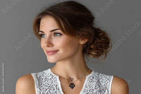 Obraz Woman's Portrait, Studio Shot, Elegant Style