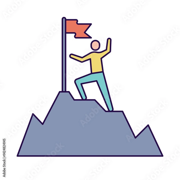 Fototapeta pioneer icon