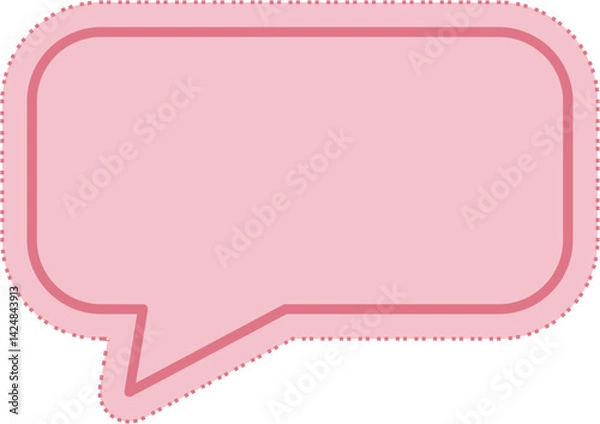 Fototapeta Vector set of pastel color abstract shapes with dashed lines, designed for children’s cutting practice. Perfect for printable worksheets, preschool activities, and DIY crafts.