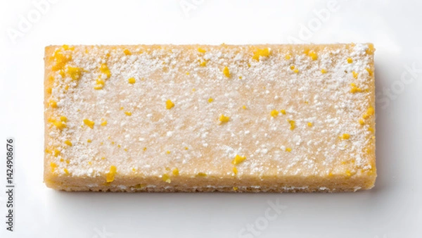 Fototapeta vegan desserts delicious vegan dessert bar topped with powdered sugar and orange zest