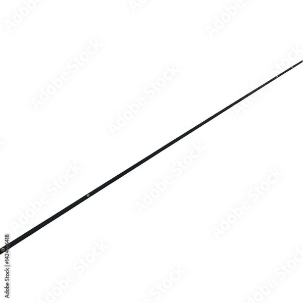 Obraz Abstract Diagonal Line on Transparent Background a Minimalist Illustration