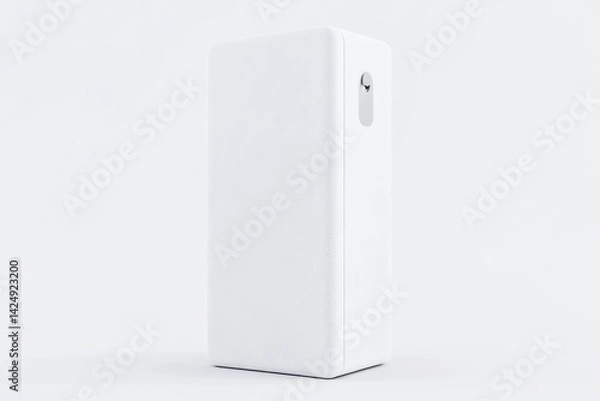 Fototapeta Modern white rectangular device