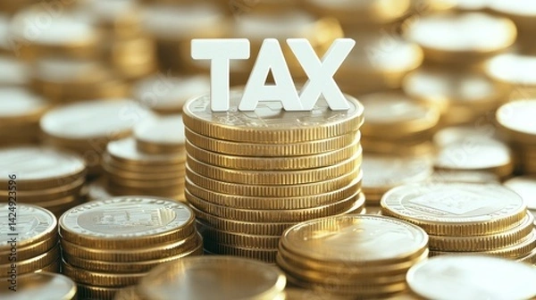 Obraz Tax considerations for businesses and individuals in modern finance global informative economic detailed insights