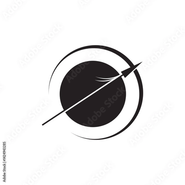 Fototapeta Athena icon logo vector